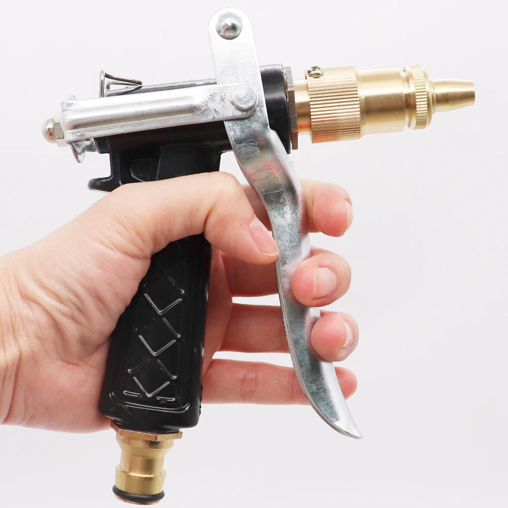 Metal Hose Nozzle High Pressure Garden Auto Car Washing Water Gun Sprayer Adjustable Copper Hose Spray Nozzle Gun
Metal Hose Nozzle High Pressure Garden Auto Car Washing Water Gun Sprayer Adjustable Copper Hose Spray Nozzle Gun