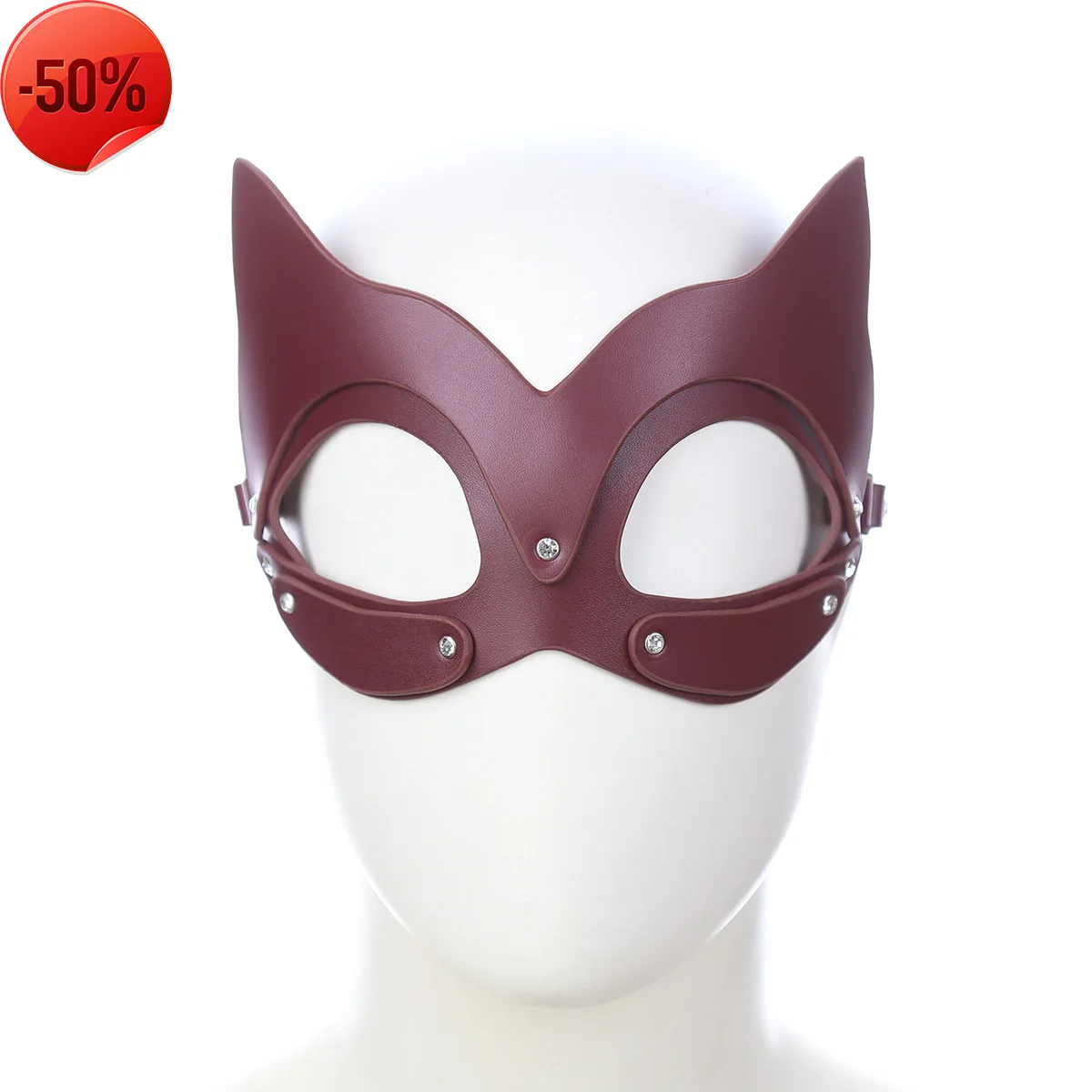 Boutique genuine cowhide eye mask stage dress Cosplay meow fox mask fun adult products
Boutique genuine cowhide eye mask stage dress Cosplay meow fox mask fun adult products