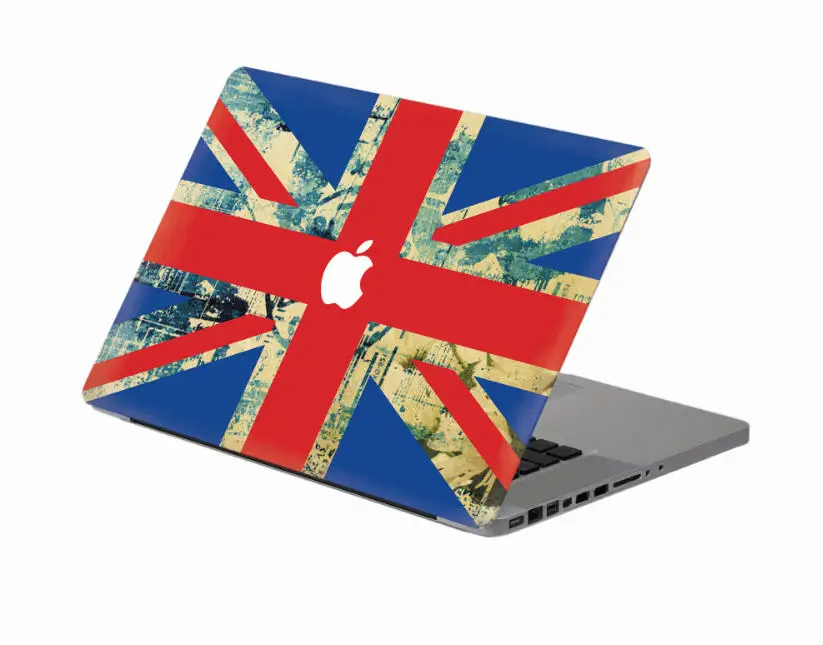 Ретро британский флаг наклейка для ноутбука Наклейка кожа MacBook Air Pro Retina 11 "13" 15