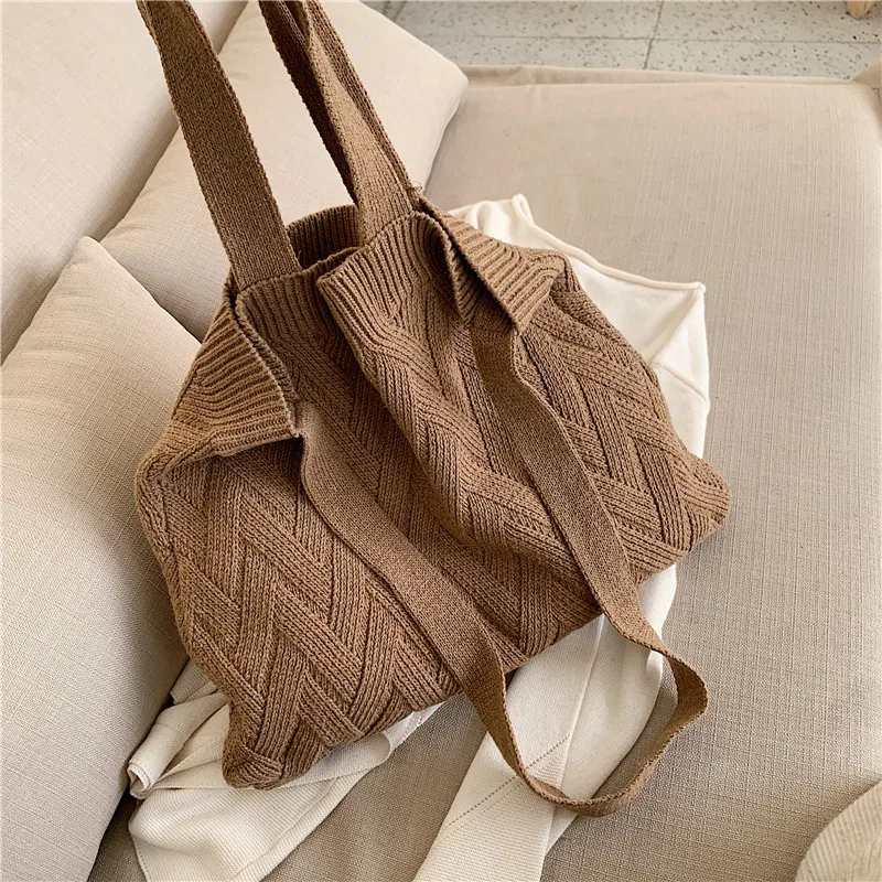 Japanese Harajuku Large Capacity Shoulder Bag for Women 2021 New Lazy Wind Wool Knitted Women Messenger Bag
Japanese Harajuku Large Capacity Shoulder Bag for Women 2021 New Lazy Wind Wool Knitted Women Messenger Bag