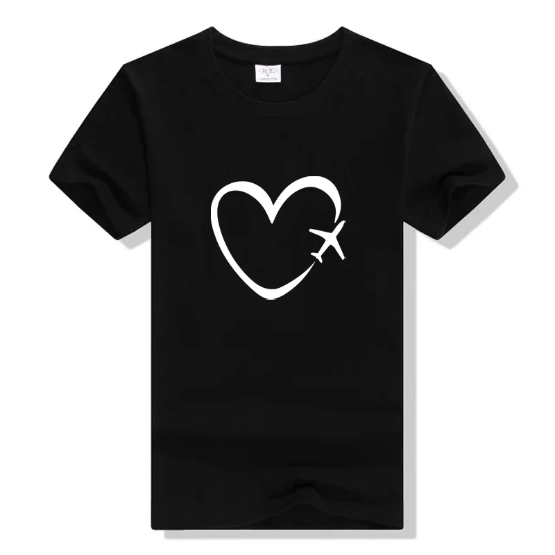 Travel Plane Heart Love Print Women Tshirt Cotton Casual Funny T Shirt Gift Lady Yong Girl Tops Tees Grunge Tumblr Drop Ship
Travel Plane Heart Love Print Women Tshirt Cotton Casual Funny T Shirt Gift Lady Yong Girl Tops Tees Grunge Tumblr Drop Ship