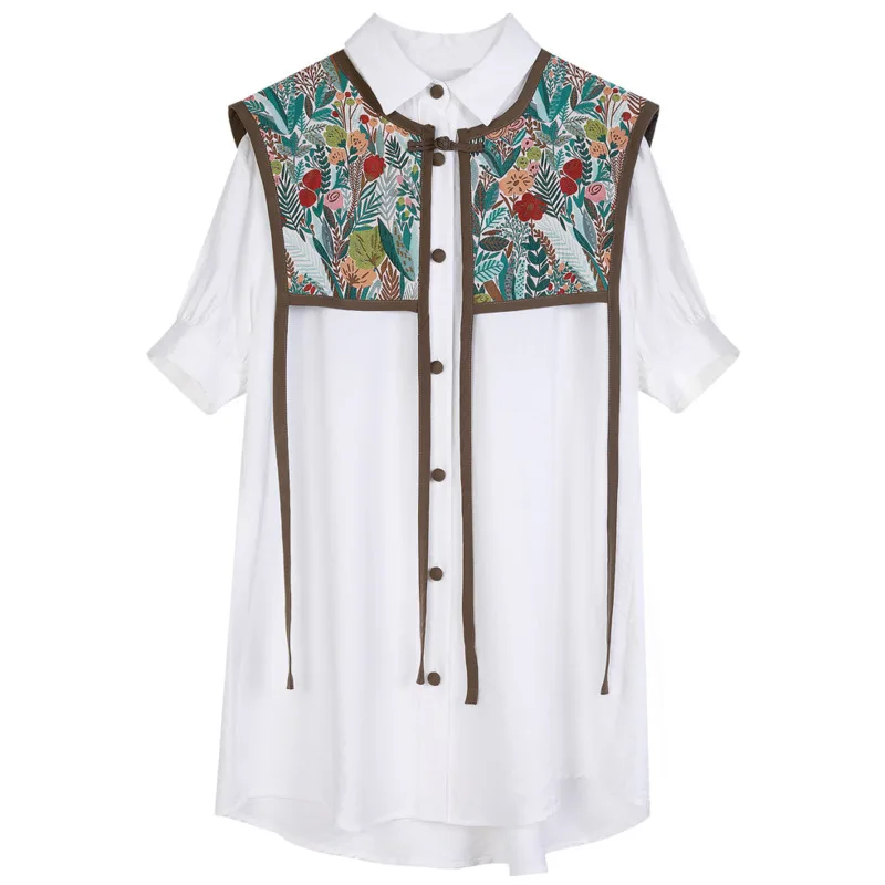 #0945 Two Piece Set Mini Shirt Dress Women White Sexy Vintage Casual Loose Summer Retro Front Buttons Shirt Dress Short Sleeved
#0945 Two Piece Set Mini Shirt Dress Women White Sexy Vintage Casual Loose Summer Retro Front Buttons Shirt Dress Short Sleeved