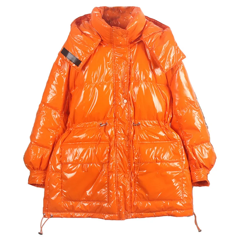 women's thickened down jacket winter puffer jacket female puffer coats with hood parka glossy belt
women's thickened down jacket winter puffer jacket female puffer coats with hood parka glossy belt