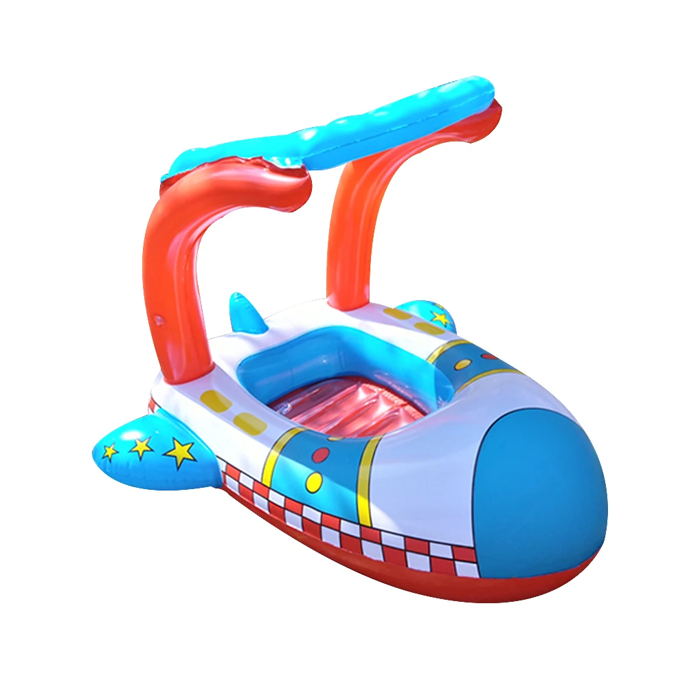 Aircraft shape plastic safe inflatable PVC baby Infant swimming seat float adjustable sunshade seat swimming pool accessories
Aircraft shape plastic safe inflatable PVC baby Infant swimming seat float adjustable sunshade seat swimming pool accessories