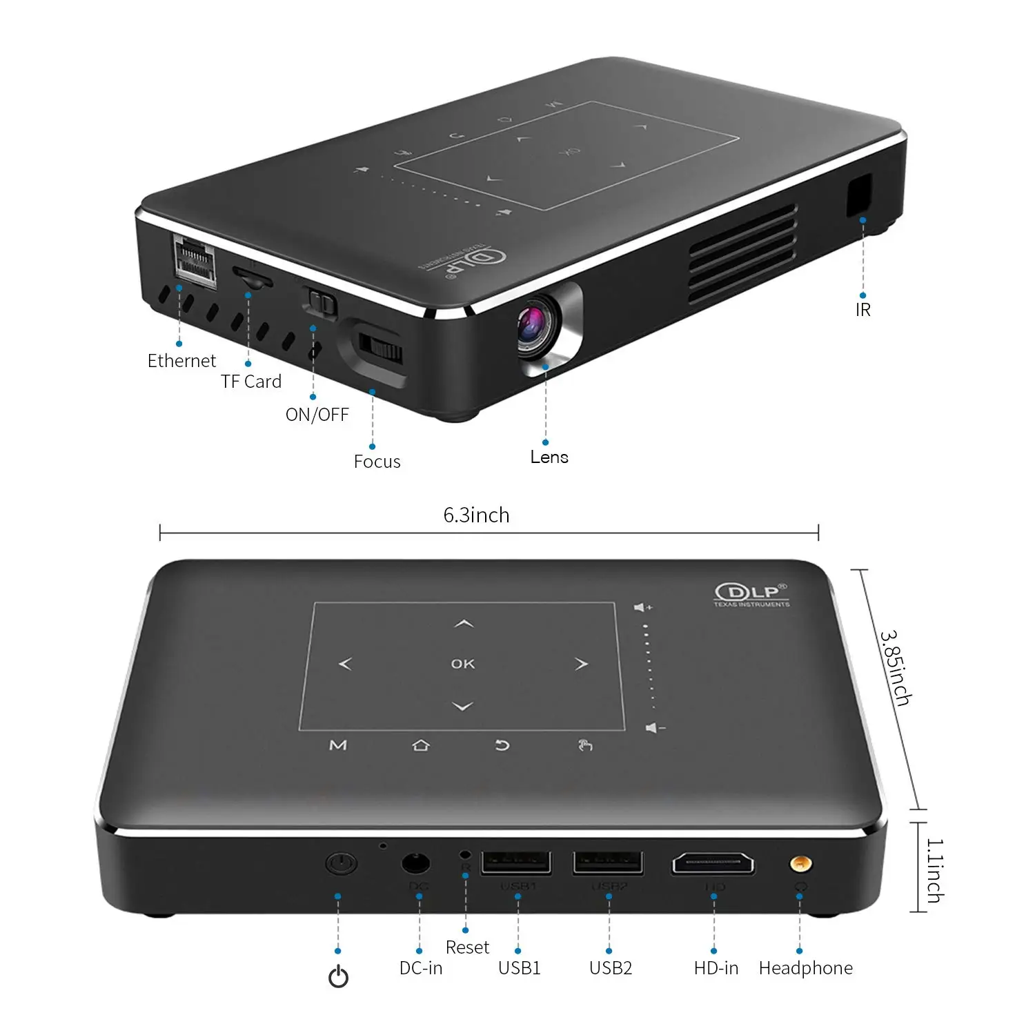 Vivicine P10 Android Smart Wifi Portable Mini LED DLP Projector for Smartphone 200inch Home Theater
Vivicine P10 Android Smart Wifi Portable Mini LED DLP Projector for Smartphone 200inch Home Theater