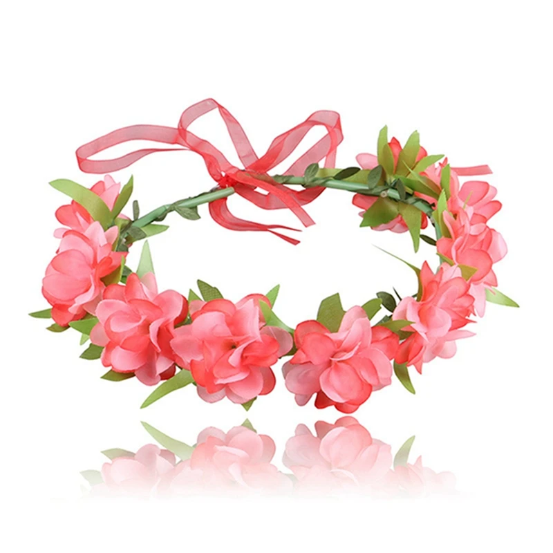 Popular Big Bridal Flower Crown Headpieces Bridesmaid Hair Flower Headbands Artificial Rose Flower Beach Headwear
Popular Big Bridal Flower Crown Headpieces Bridesmaid Hair Flower Headbands Artificial Rose Flower Beach Headwear