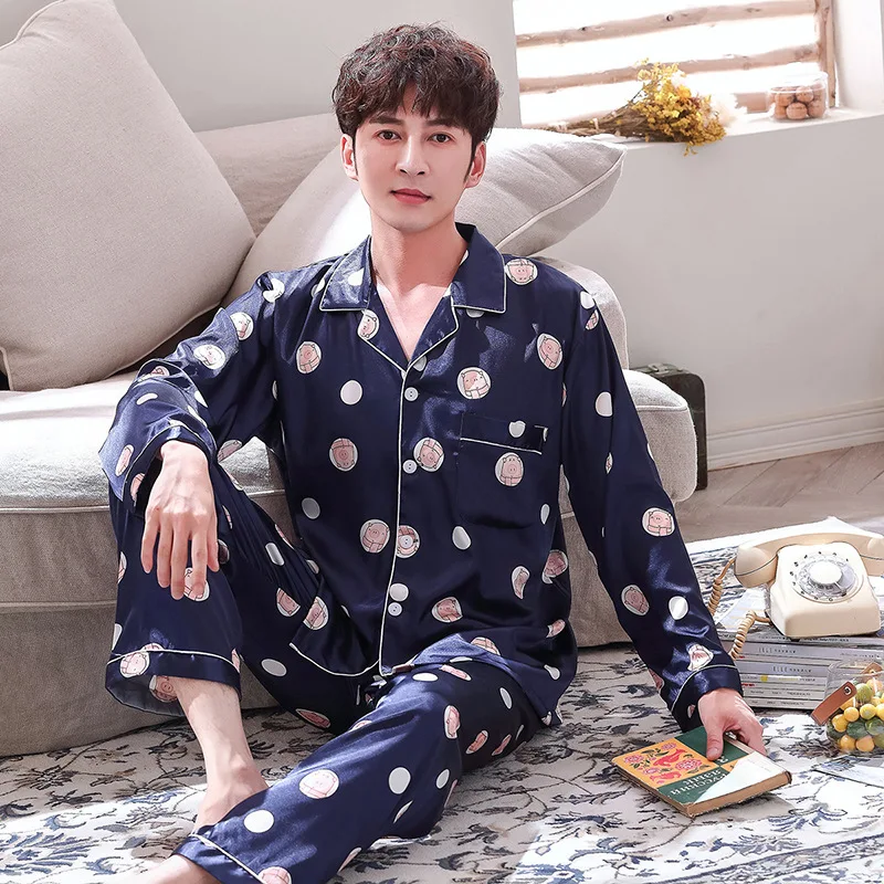 Couple Pajama Sets Silk Satin Striped Sleepwear His-and-her Home Suit Pyjama For Lover Man Woman Lovers' Clothes adult
Couple Pajama Sets Silk Satin Striped Sleepwear His-and-her Home Suit Pyjama For Lover Man Woman Lovers' Clothes adult