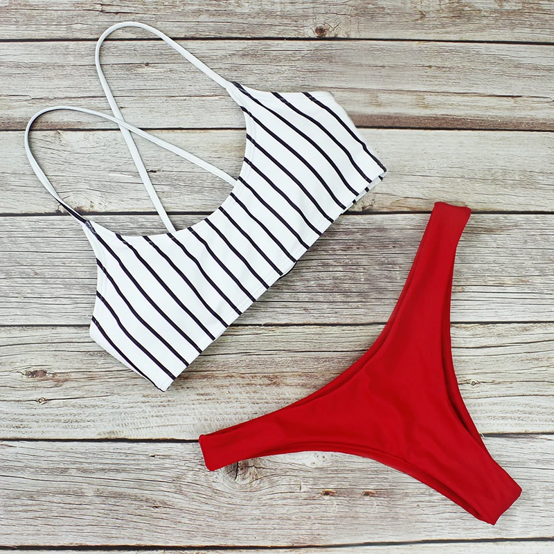 Bikini Set 2021 New Striped Sexy Bikini Swimwear Women Bandage Swimsuit Swimming For Suit Two Piece Biquini Bathing Beachwear L
Bikini Set 2021 New Striped Sexy Bikini Swimwear Women Bandage Swimsuit Swimming For Suit Two Piece Biquini Bathing Beachwear L