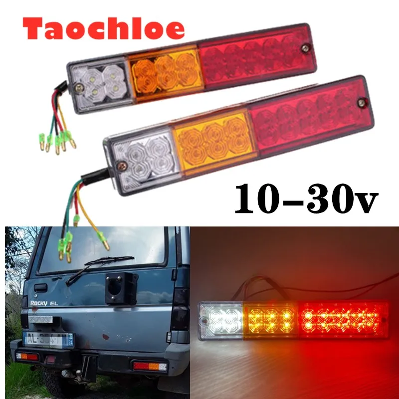 2X 10-30v Car Light Assembly 12V Tail Lights For Trailers Caravana Trucks Rear Brake lights Turn Signal Indicator Taillights
2X 10-30v Car Light Assembly 12V Tail Lights For Trailers Caravana Trucks Rear Brake lights Turn Signal Indicator Taillights