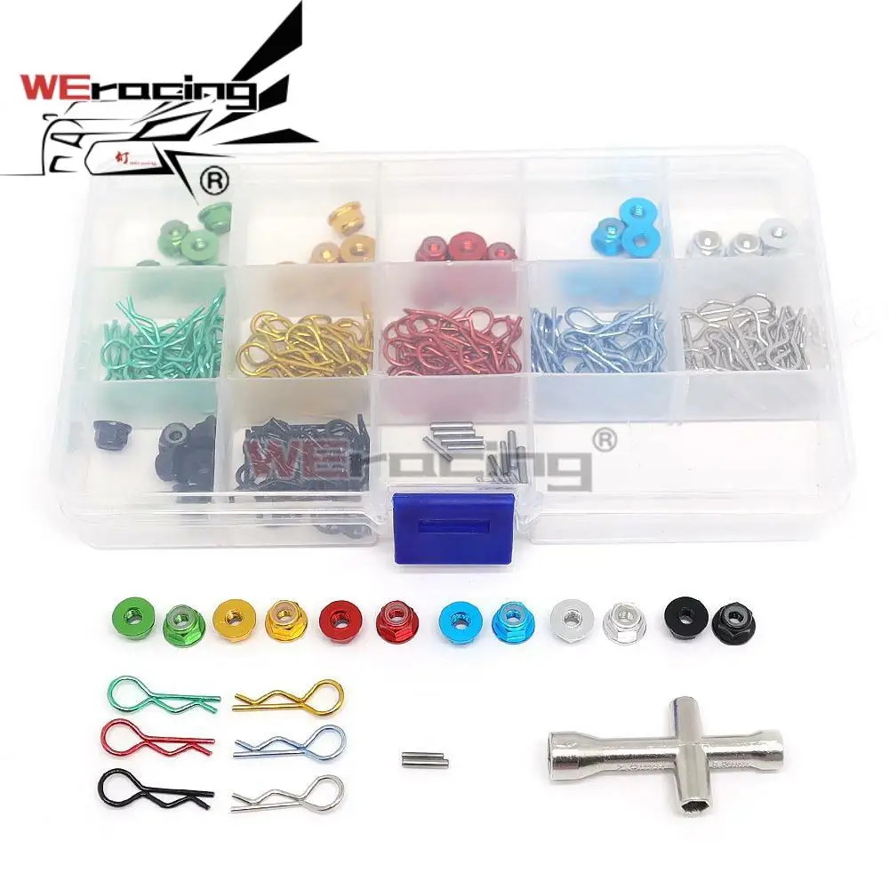 1pcs RC Car Metal Body Clip R Pin nut Bolt tool Box for SCX10 Wraith Traxxas TRX4 TRX6 HSP HPI Redcat CC01 Spare Parts
1pcs RC Car Metal Body Clip R Pin nut Bolt tool Box for SCX10 Wraith Traxxas TRX4 TRX6 HSP HPI Redcat CC01 Spare Parts