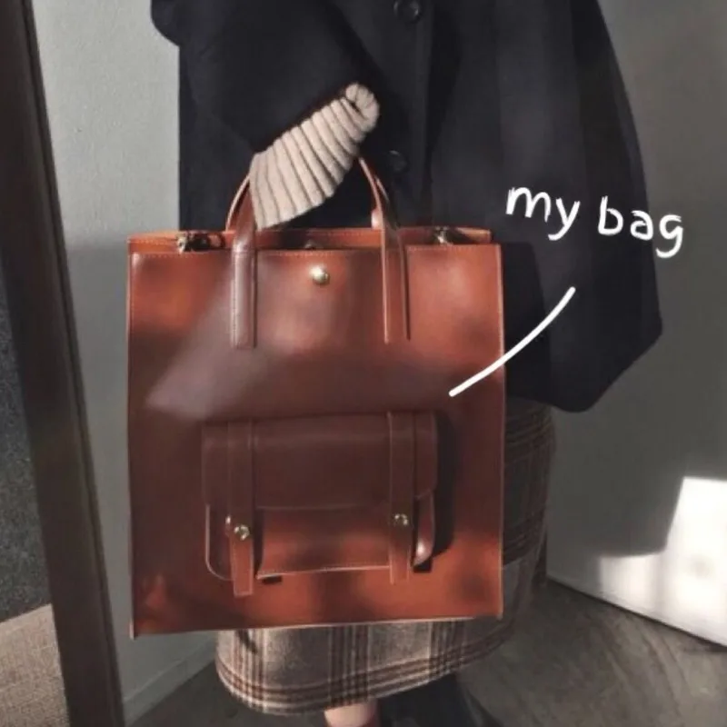 Japanese Leather Backpack Handbag Ladies Student School Bag Messenger Bag Female Bag Smooth Leather Messenger Bag
Japanese Leather Backpack Handbag Ladies Student School Bag Messenger Bag Female Bag Smooth Leather Messenger Bag