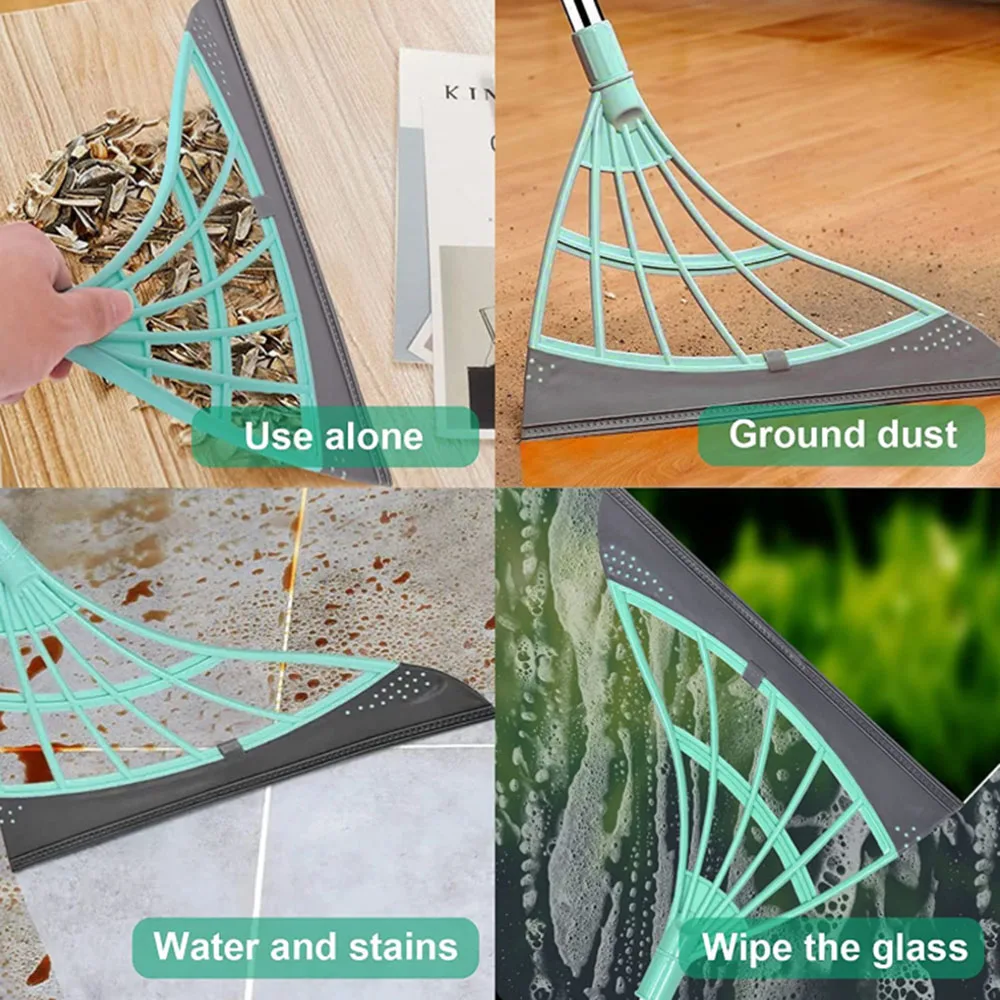 Multifunction Magic Broom 2 in 1 Indoor Silicone Broom Wiper Easily Remove Dirt and Hair On The Surface
Multifunction Magic Broom 2 in 1 Indoor Silicone Broom Wiper Easily Remove Dirt and Hair On The Surface