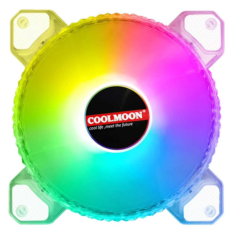 Кулер охлаждающий COOLMOON 12 см, радиатор для ЦП, 4 контакта, 12 В, для настольных ПК
Кулер охлаждающий COOLMOON 12 см, радиатор для ЦП, 4 контакта, 12 В, для настольных ПК