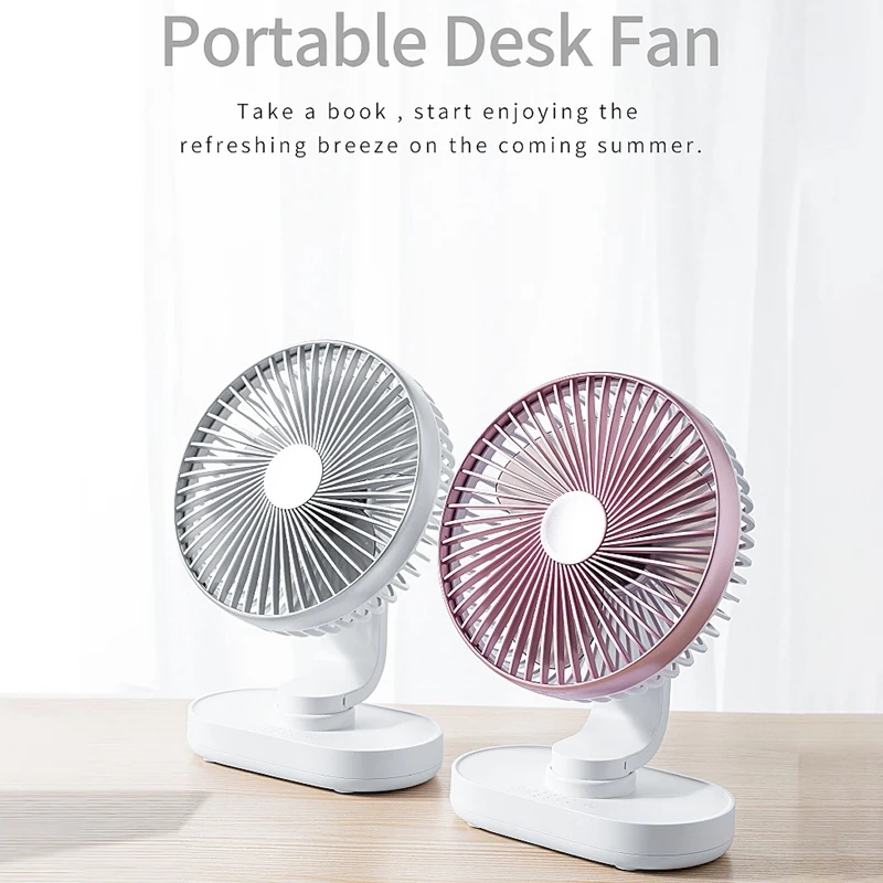Hot TOD-Quiet Desktop Fan, 4-Stop High Wind Mini USB Fan Rotates Around 90 degree Built-in Rechargeable Lithium Battery-Pink
Hot TOD-Quiet Desktop Fan, 4-Stop High Wind Mini USB Fan Rotates Around 90 degree Built-in Rechargeable Lithium Battery-Pink