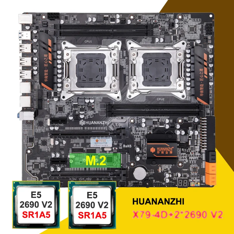 HUANANZHI X79-4D Motherboard with HI-SPEED M.2 NVME SSD Slot Dual Giga LAN Port 2 Processors Xeon E5 2690 V2 3.0GHz Buy Computer
HUANANZHI X79-4D Motherboard with HI-SPEED M.2 NVME SSD Slot Dual Giga LAN Port 2 Processors Xeon E5 2690 V2 3.0GHz Buy Computer