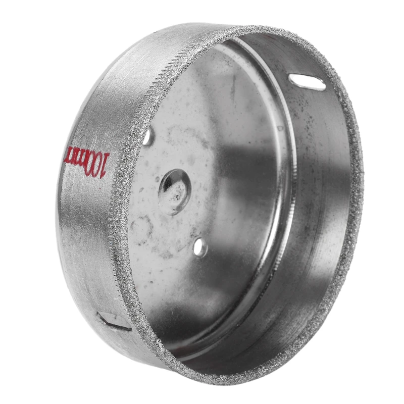100mm Diamond Tipped Tile Ceramic Glass Hole Saw Drill Bit
100mm Diamond Tipped Tile Ceramic Glass Hole Saw Drill Bit