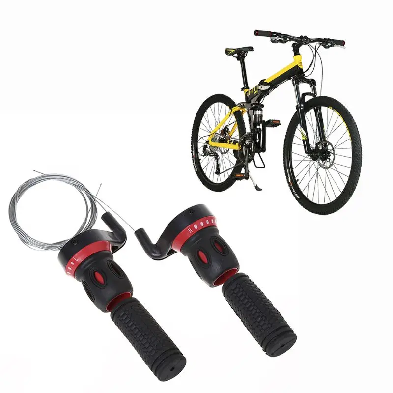 

1 Pair Derailleur Grips Bicycle Lever Transmission Twist Grip Speed Change MTB Bike Cycling Gear Shifter Travel Compatible