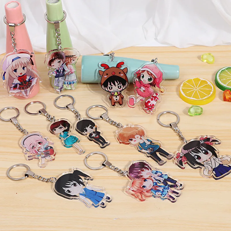 2021 Acrylic Anime Keychain Customized Cartoon Standing Brand Double-sided Acrylic Pendant DIY Cartoon Keyring
2021 Acrylic Anime Keychain Customized Cartoon Standing Brand Double-sided Acrylic Pendant DIY Cartoon Keyring