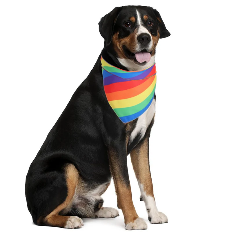 1Pcs Summer Dog Rainbow Tropical Style Pet Cat Dog Bandanas Scarf Polyester Small Dogs Puppy Bandana Bibs Dog Accessories
1Pcs Summer Dog Rainbow Tropical Style Pet Cat Dog Bandanas Scarf Polyester Small Dogs Puppy Bandana Bibs Dog Accessories