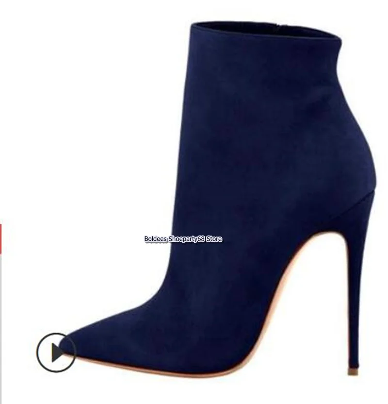 Sexy Thin High Heel Leather Woman Ankle Boots Ladies Slip On Spring Fall Autumn Short Boot Plus Size 45
Sexy Thin High Heel Leather Woman Ankle Boots Ladies Slip On Spring Fall Autumn Short Boot Plus Size 45