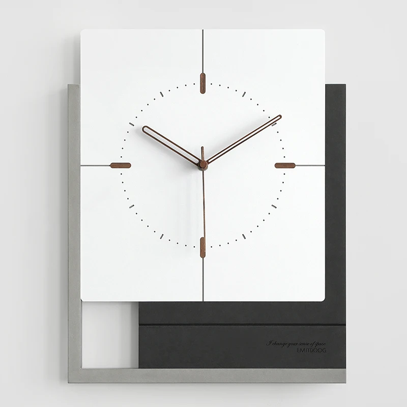 Black And White Square Classic Wall Clock Living Room Large Wall Clock Modern Design Nordic Duvar Saati Room Decoration BK50BG
Black And White Square Classic Wall Clock Living Room Large Wall Clock Modern Design Nordic Duvar Saati Room Decoration BK50BG