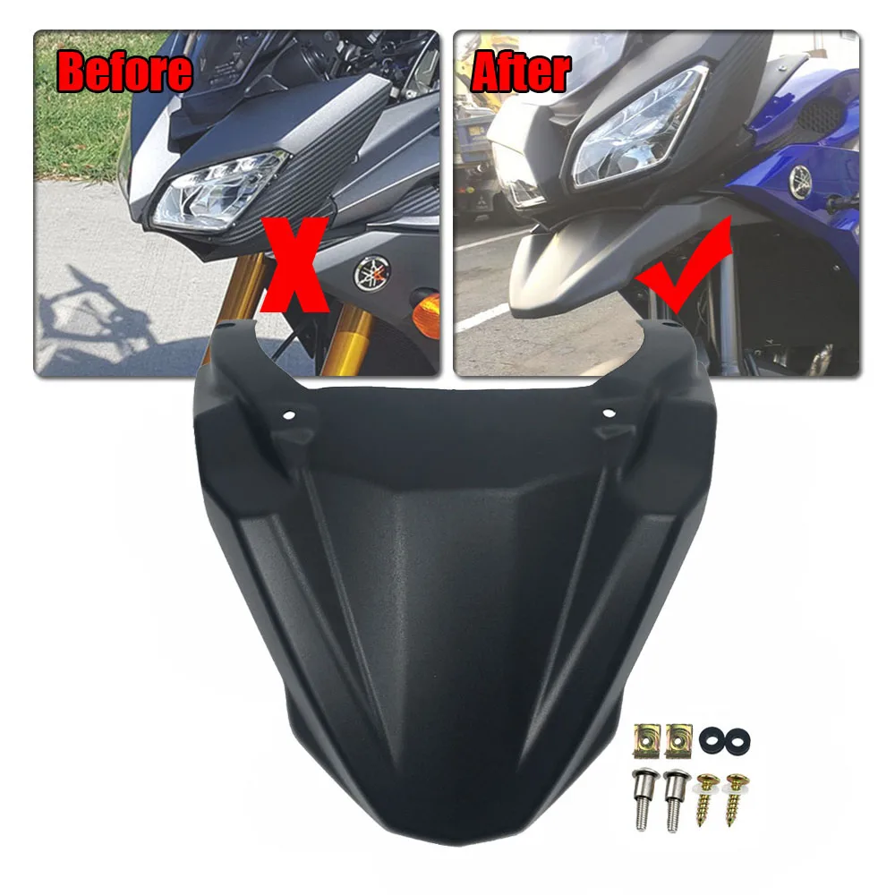 Переднее крыло клюв для Yamaha MT09 Tracer 900 GT FJ 09 аксессуары мотоциклов капот защита
