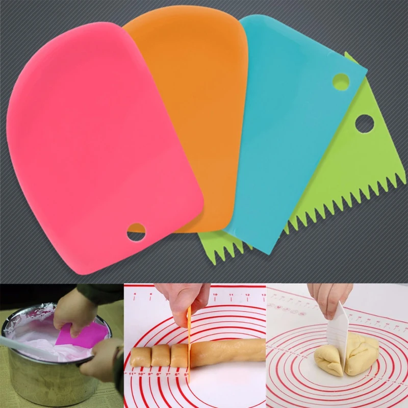 3Pcs/Set Cream Scraper Cake Tool Irregular Teeth Edge Cream Cake Scraper Cutter Dough DIY Plastic Cake Accessories Baking Tools
3Pcs/Set Cream Scraper Cake Tool Irregular Teeth Edge Cream Cake Scraper Cutter Dough DIY Plastic Cake Accessories Baking Tools