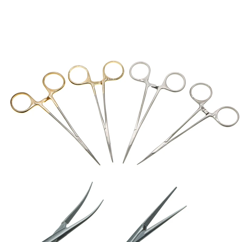 Microvascular forceps Fine hemostatic forceps Cosmetic plastic surgery fat clamp
Microvascular forceps Fine hemostatic forceps Cosmetic plastic surgery fat clamp