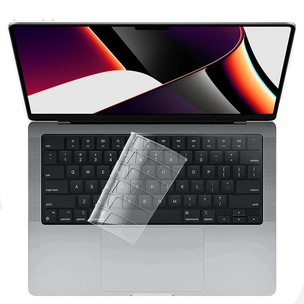 Защитная пленка для клавиатуры из ТПУ Apple New Macbook Pro14 16 A2442 A2485 силиконовый чехол с