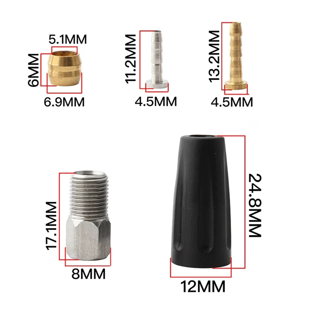Bicycle Mountain Bike Tubing Pipe BH90/BH59 Oil Brake Accessories CNC Hydraulic Disc Bicycle Oil Needle Olive Head Suit
Bicycle Mountain Bike Tubing Pipe BH90/BH59 Oil Brake Accessories CNC Hydraulic Disc Bicycle Oil Needle Olive Head Suit