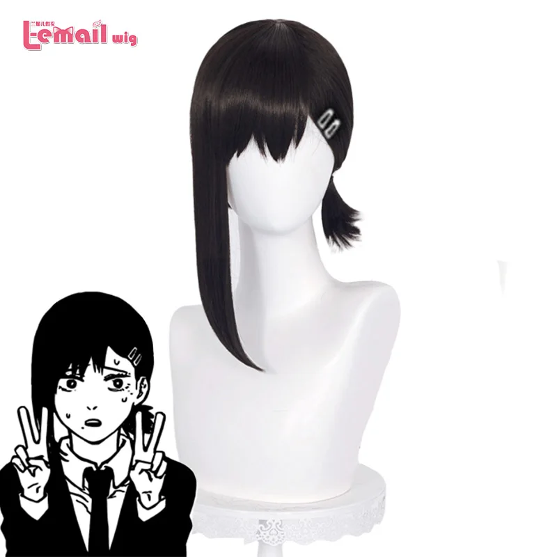L-email wig Chainsaw Man Kobeni Higashiyama Cosplay Wig 38cm Black Straight Women Hair Anime Wig Heat Resistant Synthetic Wig
L-email wig Chainsaw Man Kobeni Higashiyama Cosplay Wig 38cm Black Straight Women Hair Anime Wig Heat Resistant Synthetic Wig