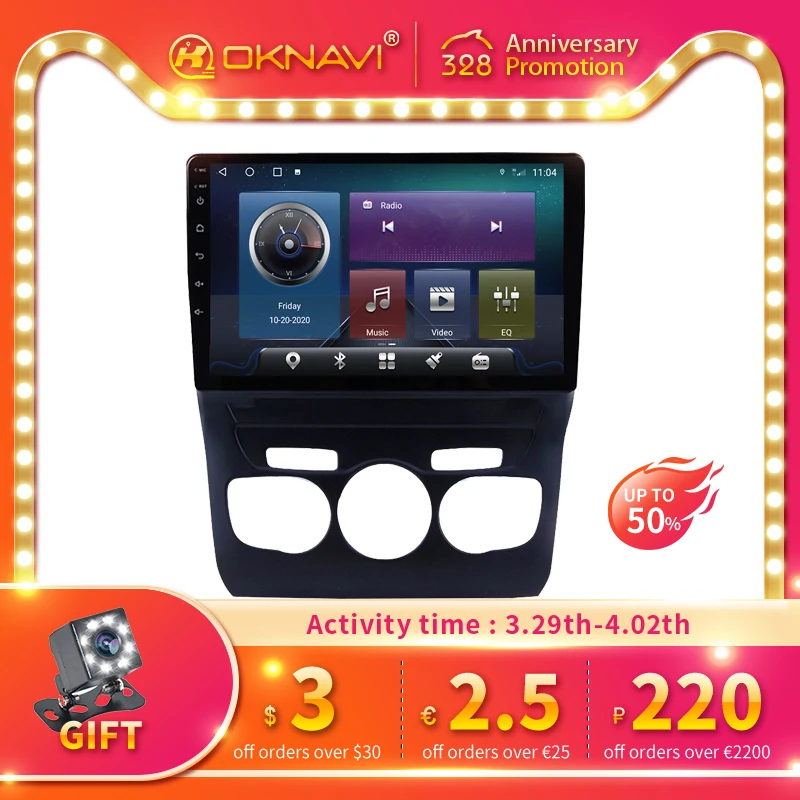 6+128G Android 10 Car Multimedia Radio For Citroen C4 2010 2012 2016 4G WIFI BT Carplay DSP Player GPS Navigation Camera No DVD
6+128G Android 10 Car Multimedia Radio For Citroen C4 2010 2012 2016 4G WIFI BT Carplay DSP Player GPS Navigation Camera No DVD