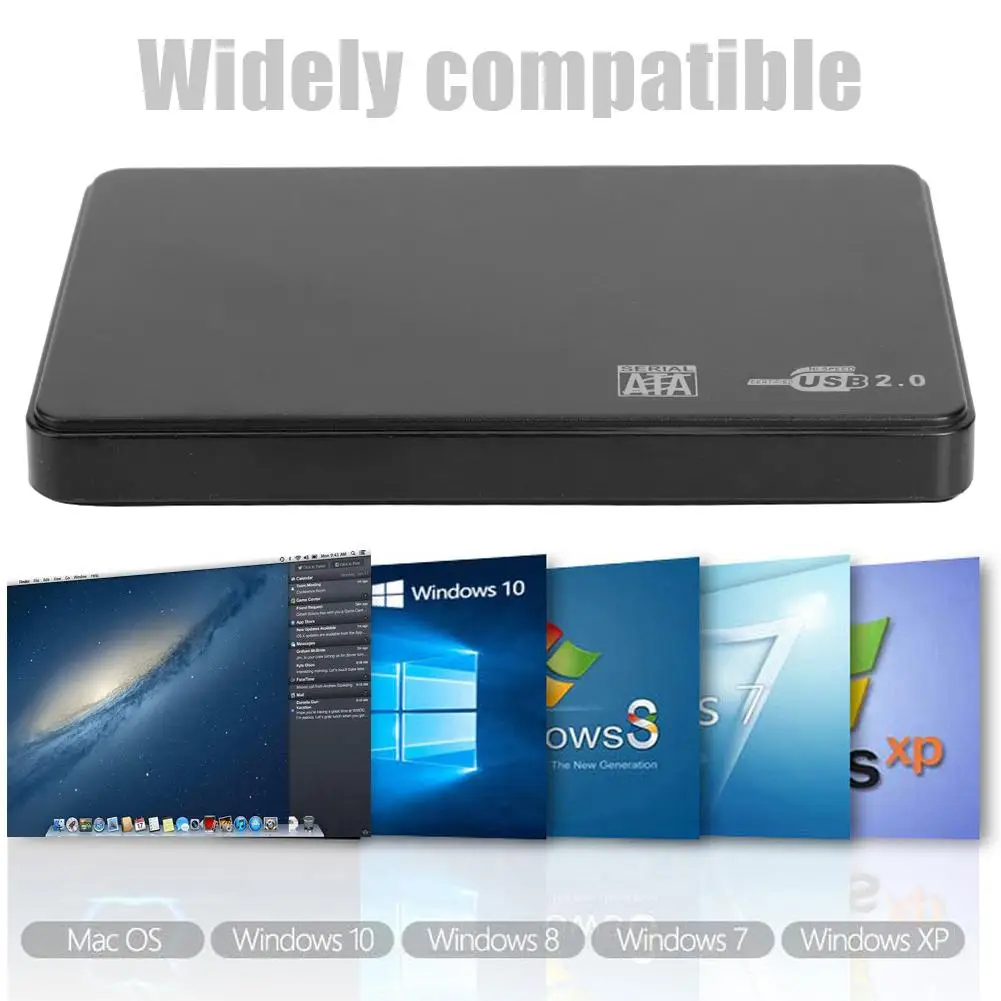 HDD чехол 2 5 дюймов SATA USB 0 адаптер жесткого диска для SSD жесткий диск коробка HD