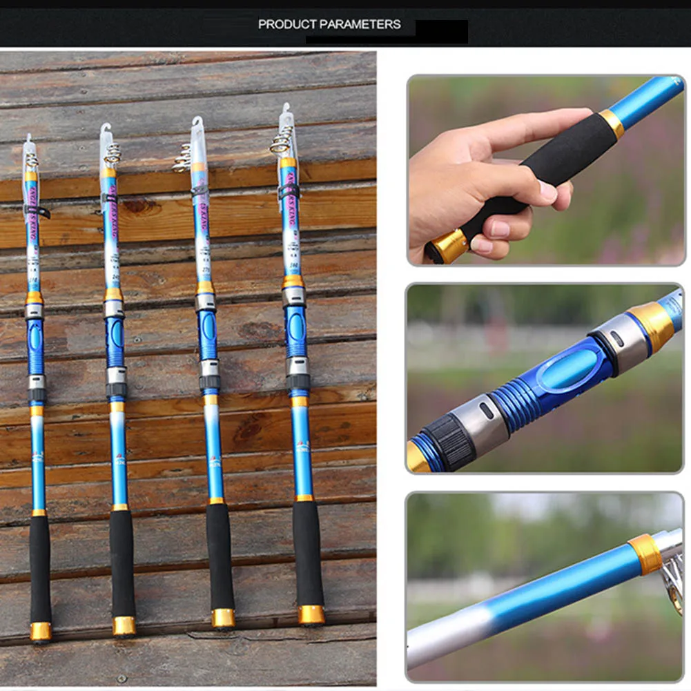 1pc Fishing Rod Pole Portable Telescopic Fishing Pole Super Hard for Sea Lake YS-BUY
1pc Fishing Rod Pole Portable Telescopic Fishing Pole Super Hard for Sea Lake YS-BUY