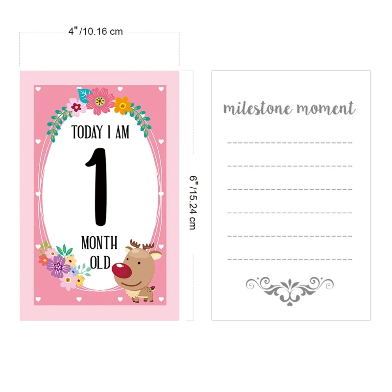 F1CB 12 Pcs Baby Milestone Photo Sharing Cards 0-12 Months Baby's 1st Year Memory Photo Props Newborn Gift
F1CB 12 Pcs Baby Milestone Photo Sharing Cards 0-12 Months Baby's 1st Year Memory Photo Props Newborn Gift