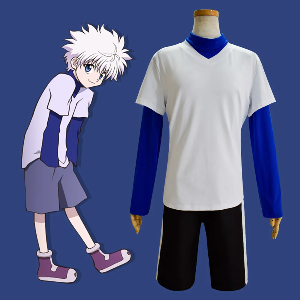 Аниме Hunter X Hunter Killua Zoldyck косплей костюмы Хэллоуин наряды пользовательский Косплей Костюм Killua Zoldyck Женщины Мужчины униформа
Аниме Hunter X Hunter Killua Zoldyck косплей костюмы Хэллоуин наряды пользовательский Косплей Костюм Killua Zoldyck Женщины Мужчины униформа