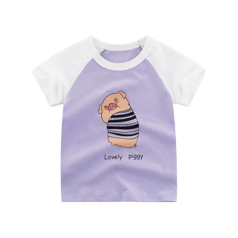 Cotton Baby girl clothes T-Shirt Children soft Breathable Stitching sleeve Cartoon Pig bear leisure top kids Clothing Fashion
Cotton Baby girl clothes T-Shirt Children soft Breathable Stitching sleeve Cartoon Pig bear leisure top kids Clothing Fashion