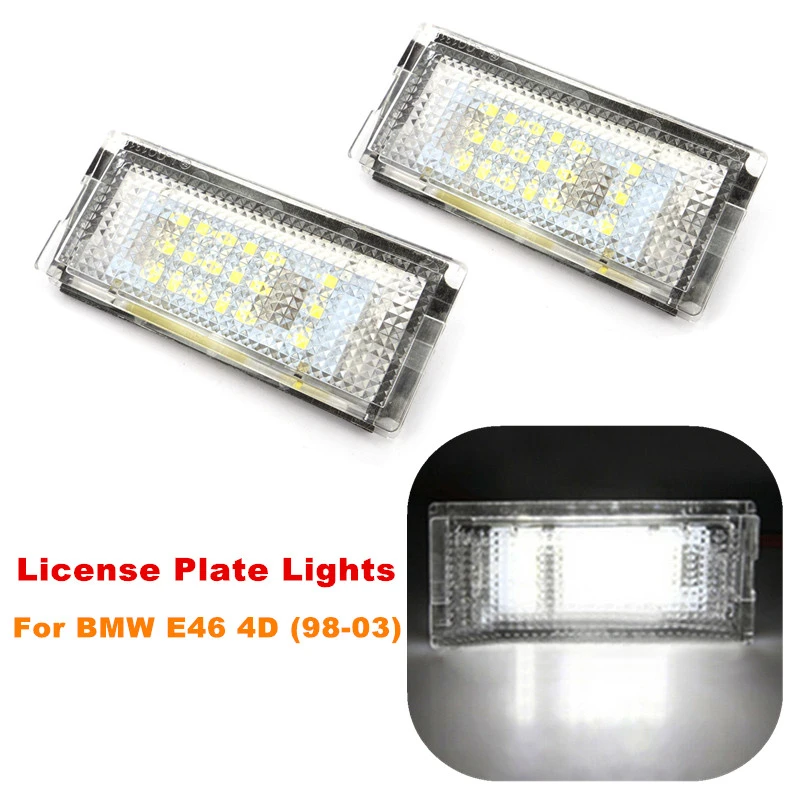 Pair Car 18 LED Number License Plate Lights Lamps 6000K White For BMW E46 4D 4Doors 323i 325i 325xi 328i 330i 330xi 1998-2003
Pair Car 18 LED Number License Plate Lights Lamps 6000K White For BMW E46 4D 4Doors 323i 325i 325xi 328i 330i 330xi 1998-2003