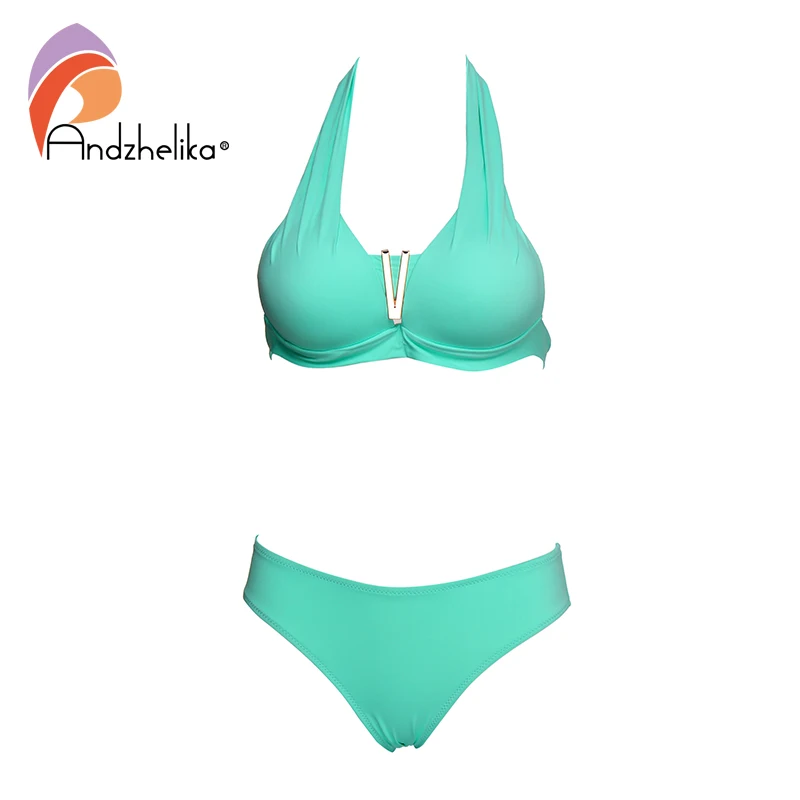 Andzhelika Solid Push Up Bikini Set Swimsuit for Women Two piece Swimwear 2022 Summer Beach Bathing Suit
Andzhelika Solid Push Up Bikini Set Swimsuit for Women Two piece Swimwear 2022 Summer Beach Bathing Suit