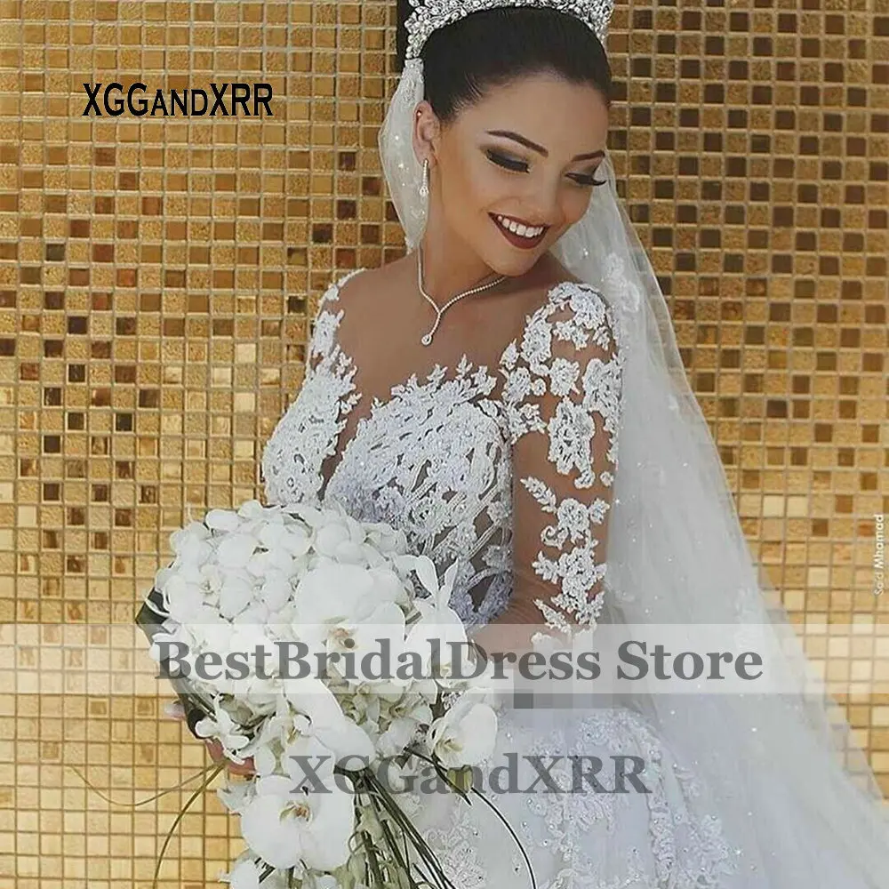 2020 Gorgeous Long Sleeves Mermaid Wedding Dresses Luxury Beaded Sequins Lace Appliques Princess Bridal Gown See Through Bride
2020 Gorgeous Long Sleeves Mermaid Wedding Dresses Luxury Beaded Sequins Lace Appliques Princess Bridal Gown See Through Bride