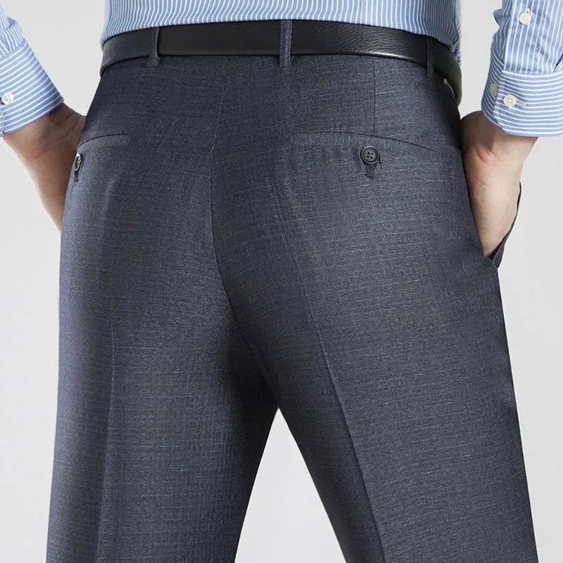 Summer Men Business Thin Silk Pants 29-56 Male Big Size Formal Classic Black Breathable Office Baggy Suit Trousers For Mens
Summer Men Business Thin Silk Pants 29-56 Male Big Size Formal Classic Black Breathable Office Baggy Suit Trousers For Mens