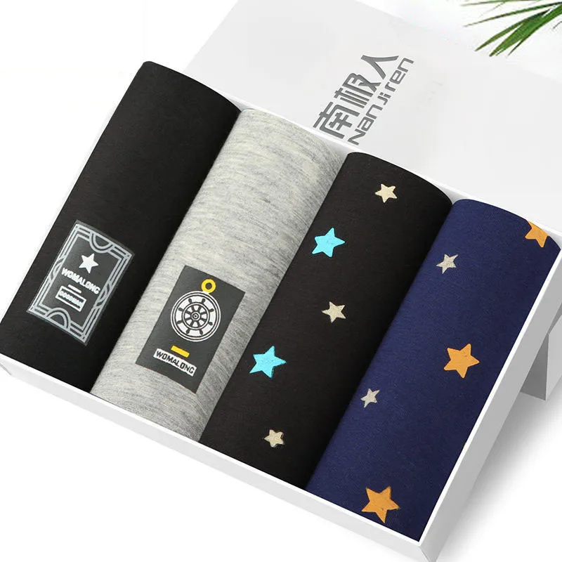 Men'S Boxer Pants Cotton Breathable Comfortable U Convex Pocket Men'S Shorts Printed Panties L-3XL
Men'S Boxer Pants Cotton Breathable Comfortable U Convex Pocket Men'S Shorts Printed Panties L-3XL