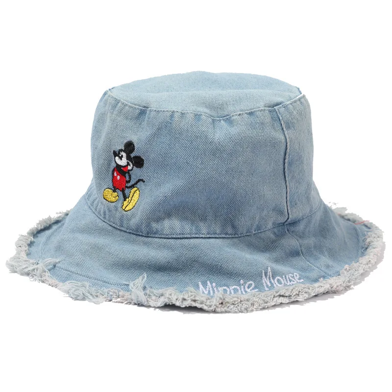 Japanese cute Mickey denim cotton Bucket hat Female Casual Fashion Fisherman hat Spring and Summer Korean Trend Basin hat
Japanese cute Mickey denim cotton Bucket hat Female Casual Fashion Fisherman hat Spring and Summer Korean Trend Basin hat