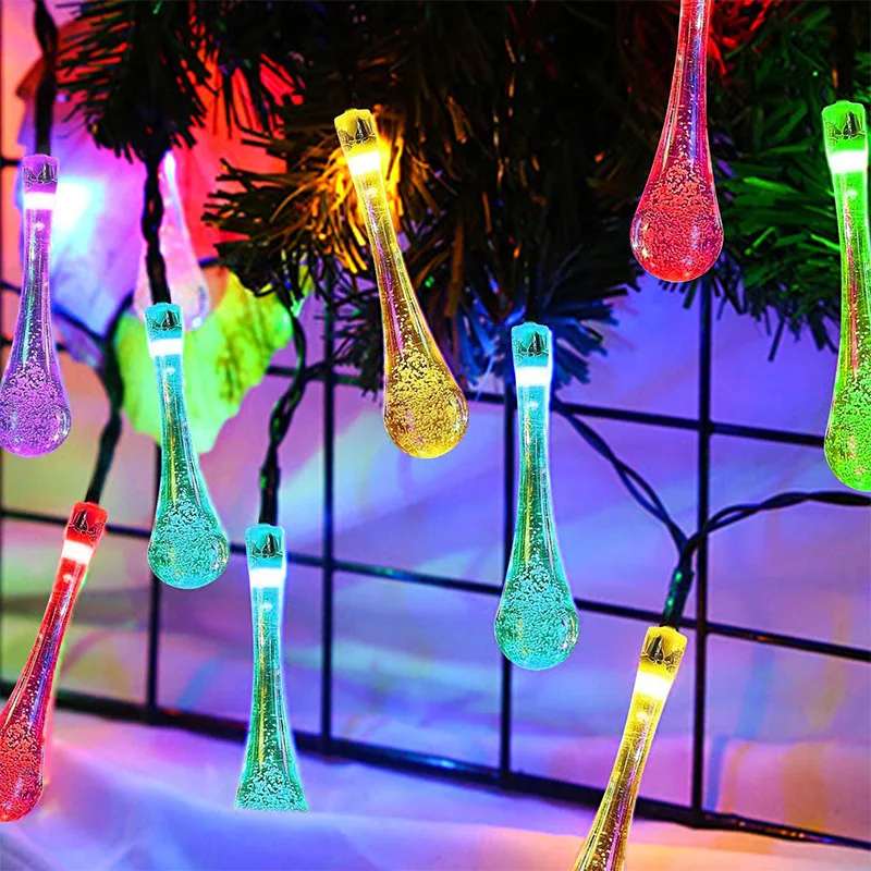 Led Solar Light String Water Drop Bubble Ball Lamp Outdoor Festival Lighting Garden Ins Decorative Lantern Christmas Lights
Led Solar Light String Water Drop Bubble Ball Lamp Outdoor Festival Lighting Garden Ins Decorative Lantern Christmas Lights