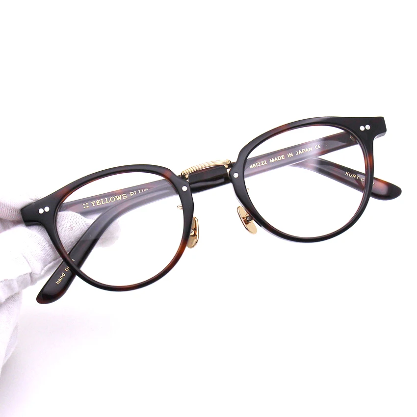 Japan Designer Hand Made Acetate Eyeglasses Frame Men Women Original Quality Myopia Prescription Glasses Round Spectacle KURT
Japan Designer Hand Made Acetate Eyeglasses Frame Men Women Original Quality Myopia Prescription Glasses Round Spectacle KURT