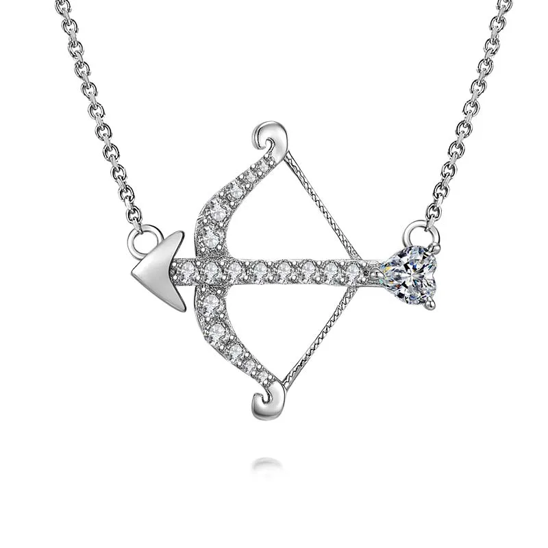 Trendy Bow & Arrow Pendant Necklaces for Women 925 Sterling Silver Wedding Engagement Cute Heart Charm Jewelry Gift
Trendy Bow & Arrow Pendant Necklaces for Women 925 Sterling Silver Wedding Engagement Cute Heart Charm Jewelry Gift