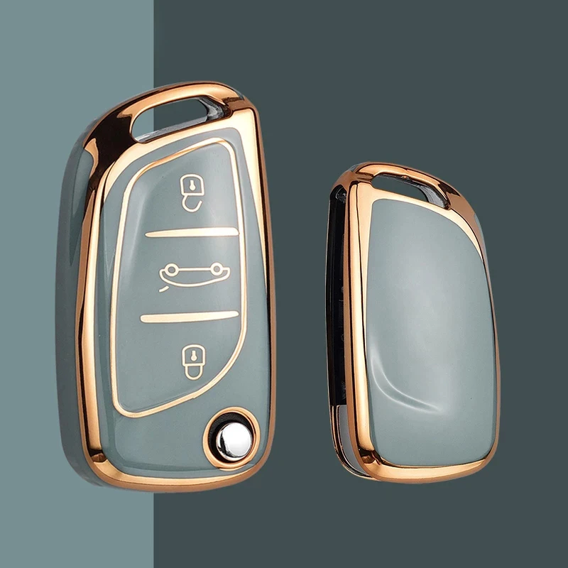 New TPU Car Flip Key Case Cover Shell Fob For Citroen C1 C2 C3 C4 C5 XSARA PICA For Peugeot 306 407 807 For DS DS3 DS4 DS5 DS6
New TPU Car Flip Key Case Cover Shell Fob For Citroen C1 C2 C3 C4 C5 XSARA PICA For Peugeot 306 407 807 For DS DS3 DS4 DS5 DS6