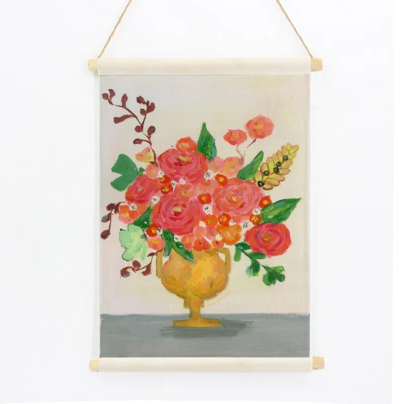 Living Room Art Cloth Hanging Painting Wall Covering Decorative Painting Free Punching Flower Bird Hanging Scroll painting
Living Room Art Cloth Hanging Painting Wall Covering Decorative Painting Free Punching Flower Bird Hanging Scroll painting