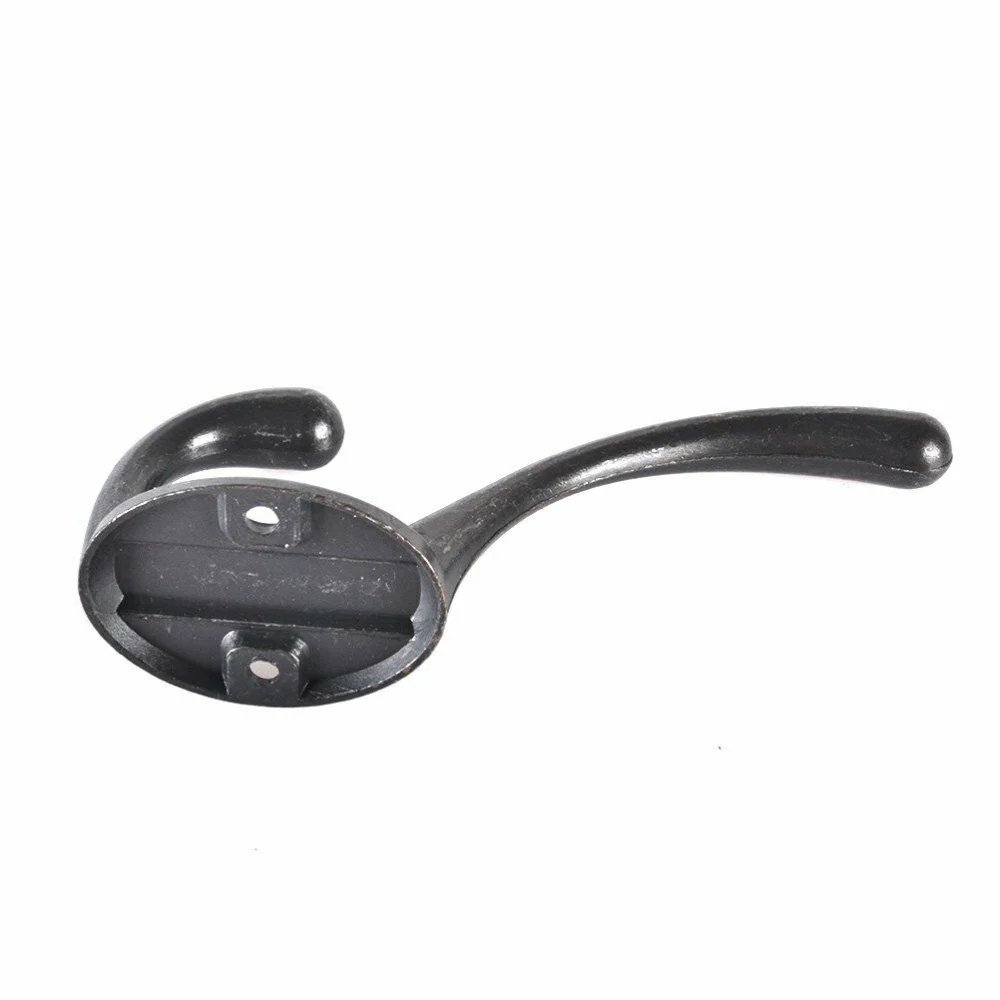 10pcs American Style Hook Metal Hook Clothes Holder Hanger Zinc Alloy Accessories (32g, Black) 
10pcs American Style Hook Metal Hook Clothes Holder Hanger Zinc Alloy Accessories (32g, Black)