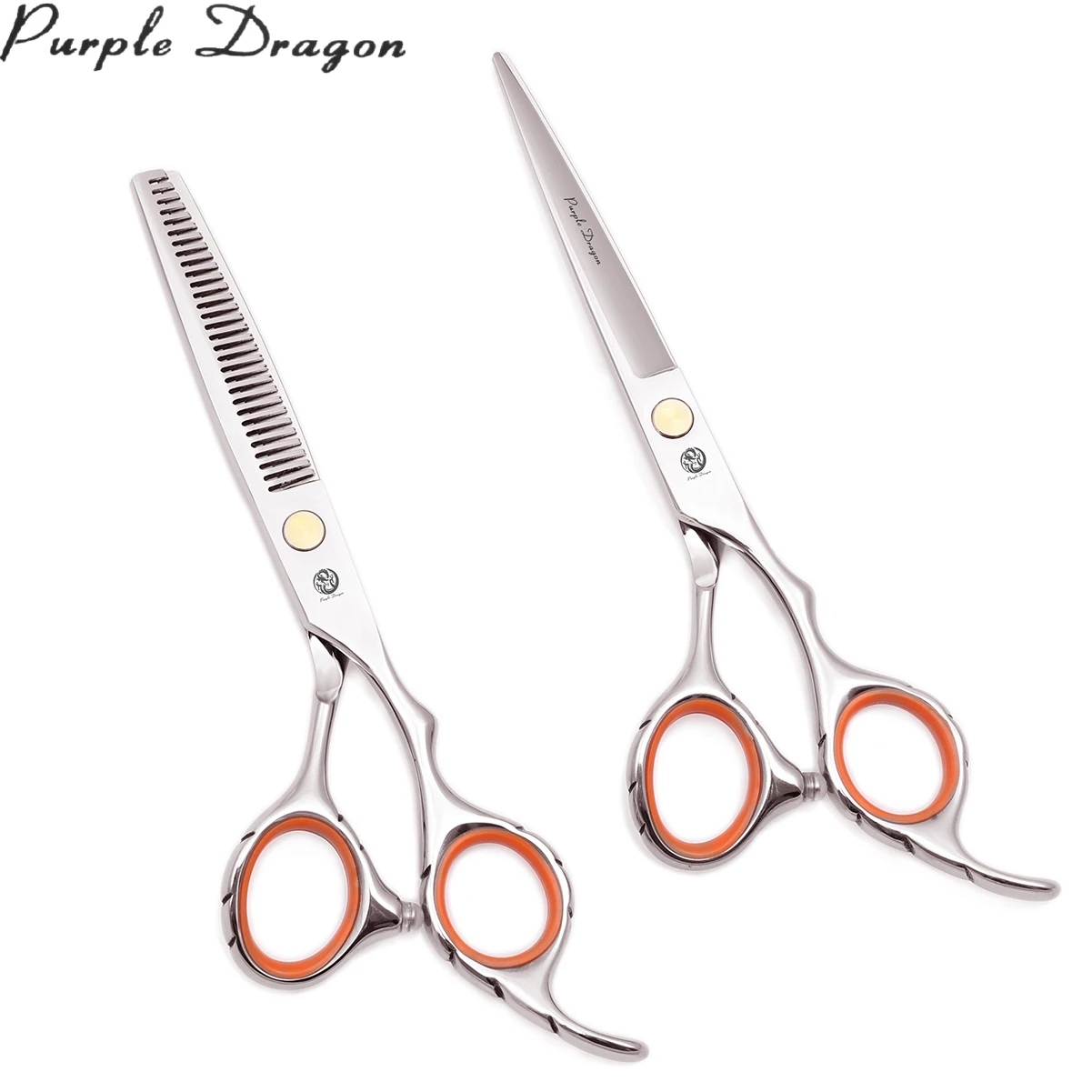 Sell in Bulk 5.5" 6.0" Purple Dragon Hair Scissors For Salon Thinning Shears 1009# Hairdressing Cutting Scissors Customize Logo
Sell in Bulk 5.5" 6.0" Purple Dragon Hair Scissors For Salon Thinning Shears 1009# Hairdressing Cutting Scissors Customize Logo